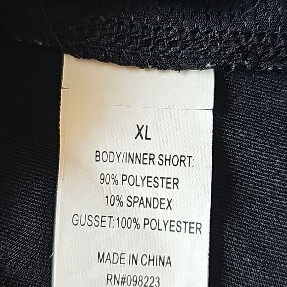 BCG black workout- swim skirt with built in shorts size XL - Picture 6 of 8